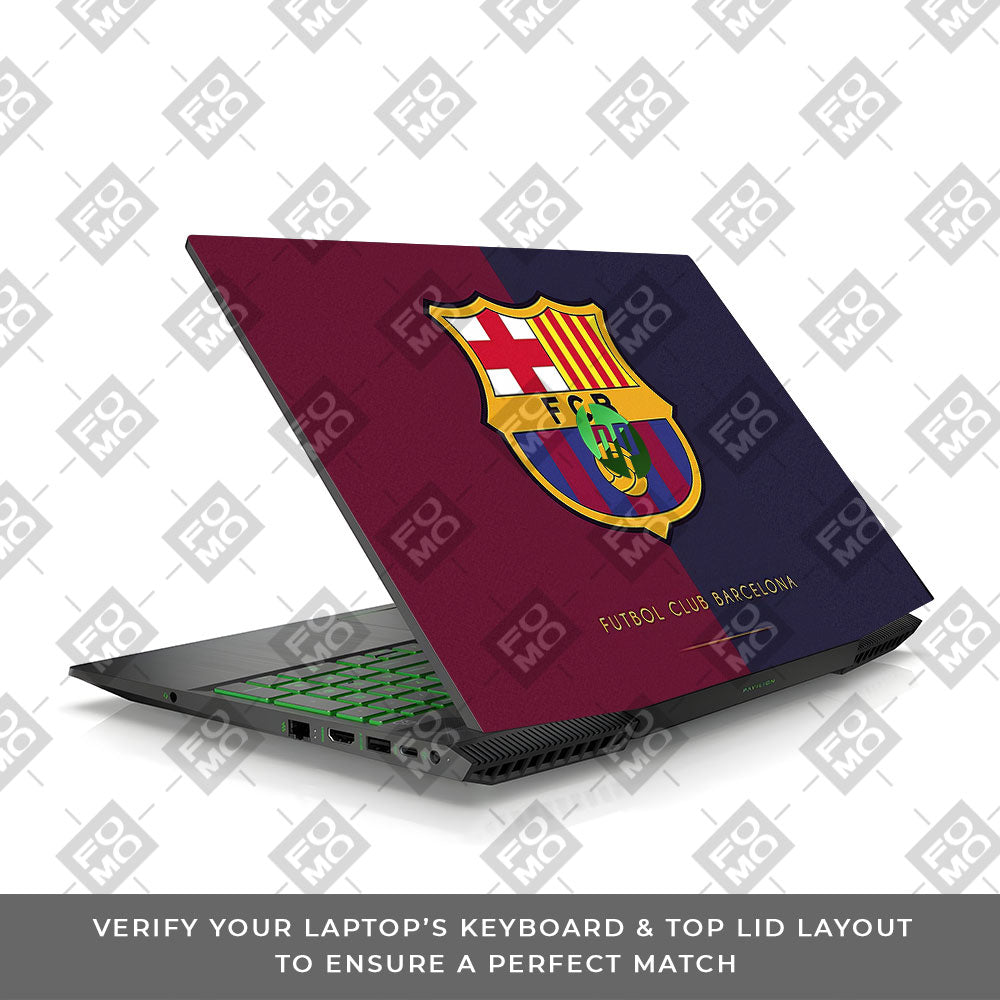 Catalan Pride Barcelona Legacy HP Pavilion Gaming 15 CX Series Laptop Skin