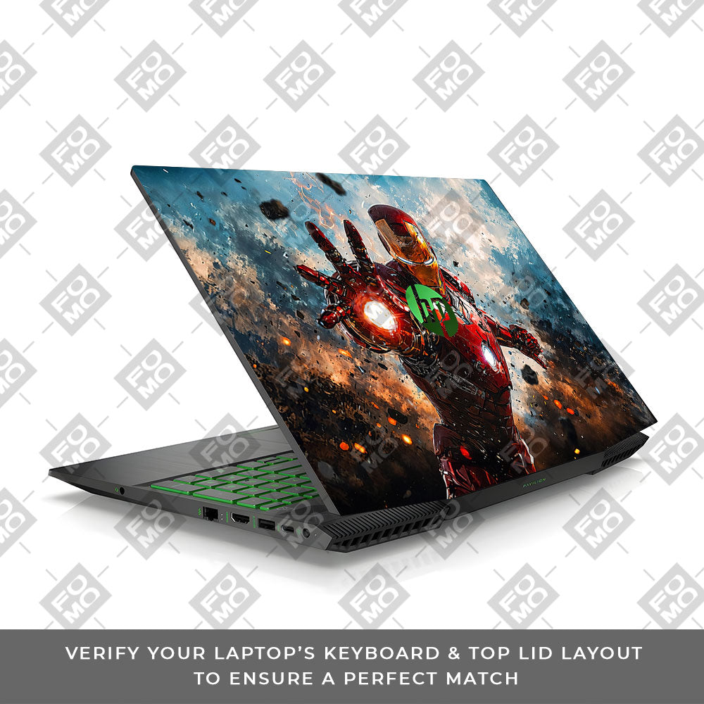 Iron Imapct The Arc Reactor HP Pavilion Gaming 15 CX Series Laptop Skin
