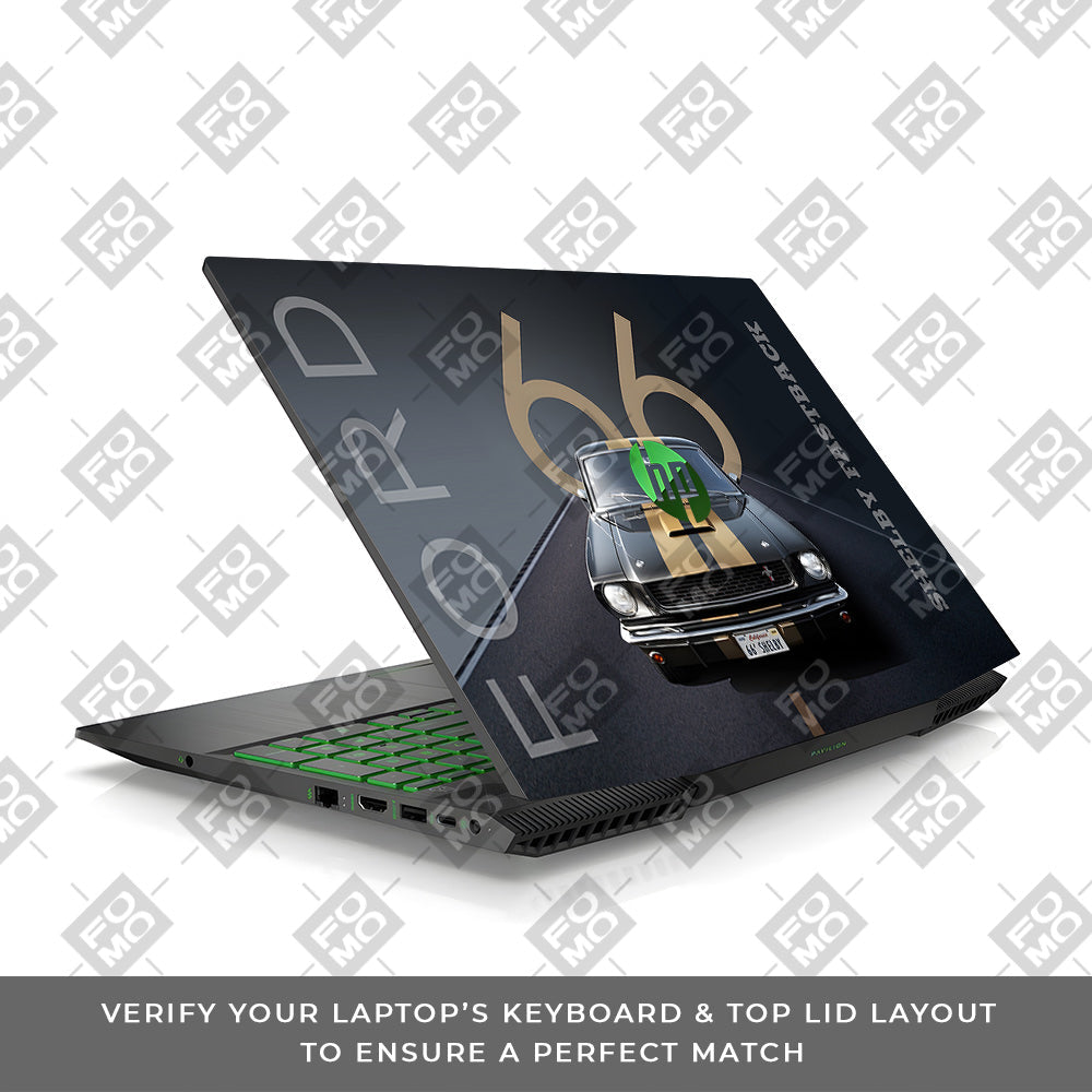 Shelby Mustang GT350H HP Pavilion Gaming 15 CX Series Laptop Skin