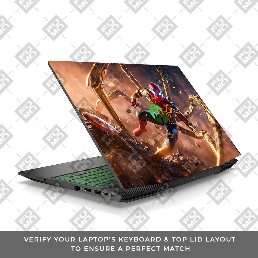Spider Man Mech Arms HP Pavilion Gaming 15 CX Series Laptop Skin