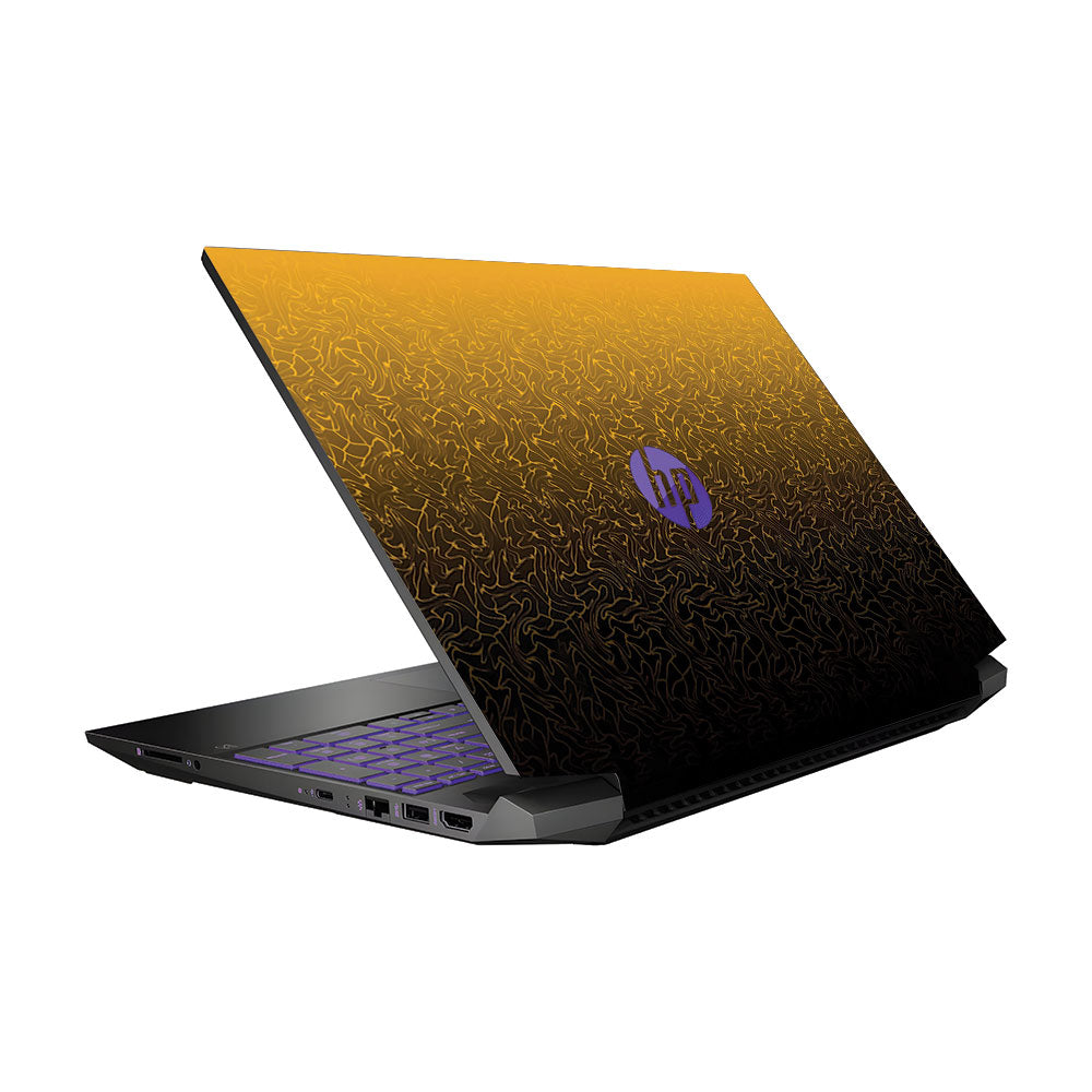 Orange to Black Gradient HP Pavilion Gaming 15 EC Laptop Skin