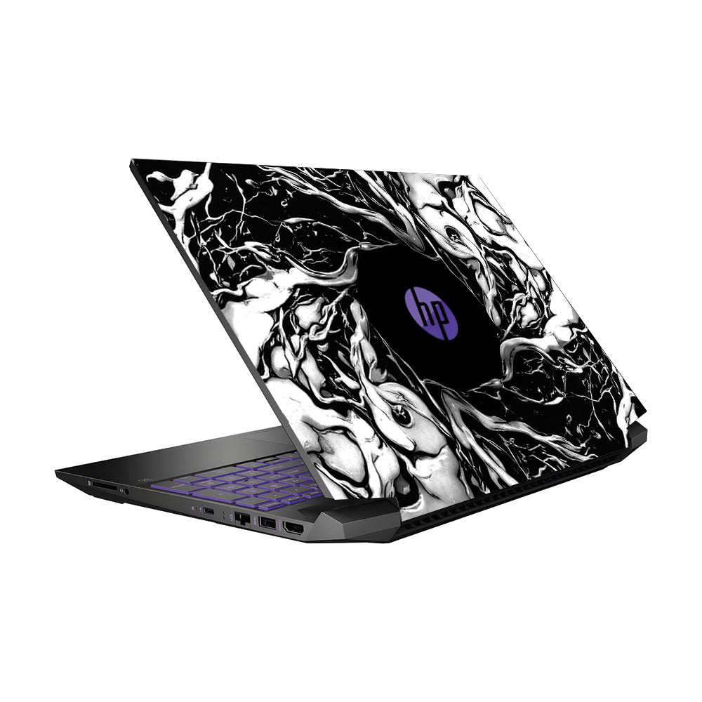 Spiderman Web Black HP Pavilion Gaming 15 EC Series Laptop Skin
