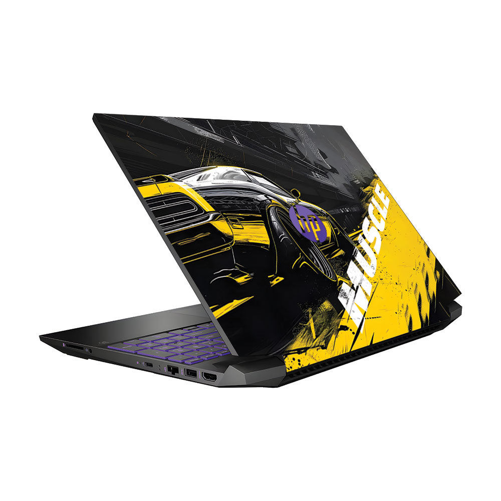 Black Muscle HP Pavilion Gaming 15 EC Series Laptop Skin