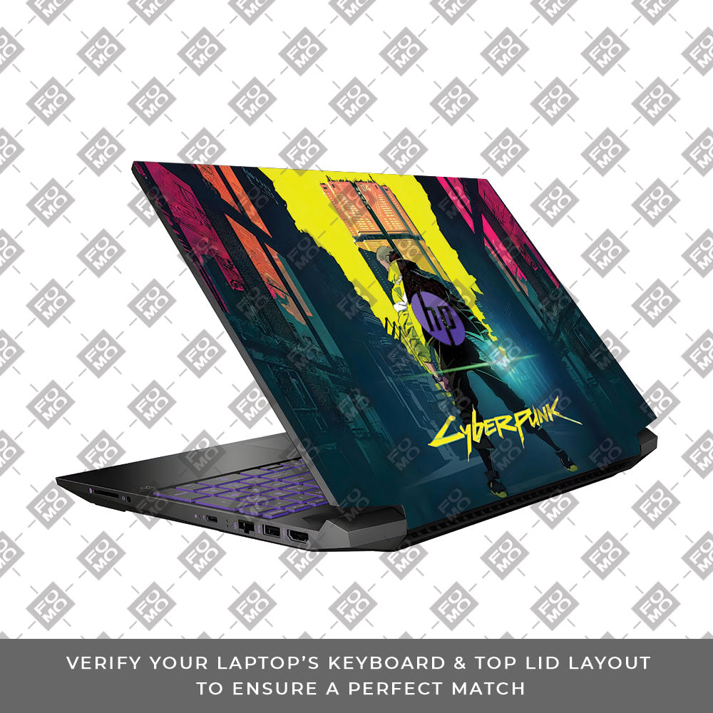 Cyberpunk Uprising HP Pavilion Gaming 15 EC Series  Laptop Skin