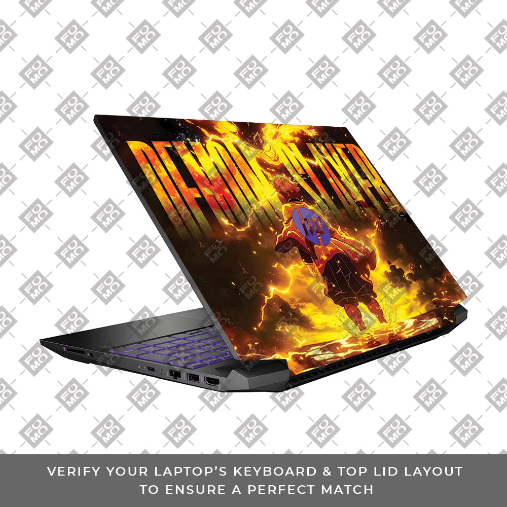 Zenitsu Lightning Strike HP Pavilion Gaming 15 EC Series  Laptop Skin