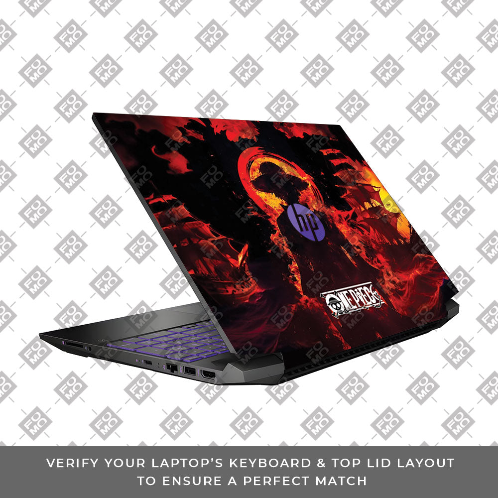 Luffy's Burning Tide HP Pavilion Gaming 15 EC Series  Laptop Skin