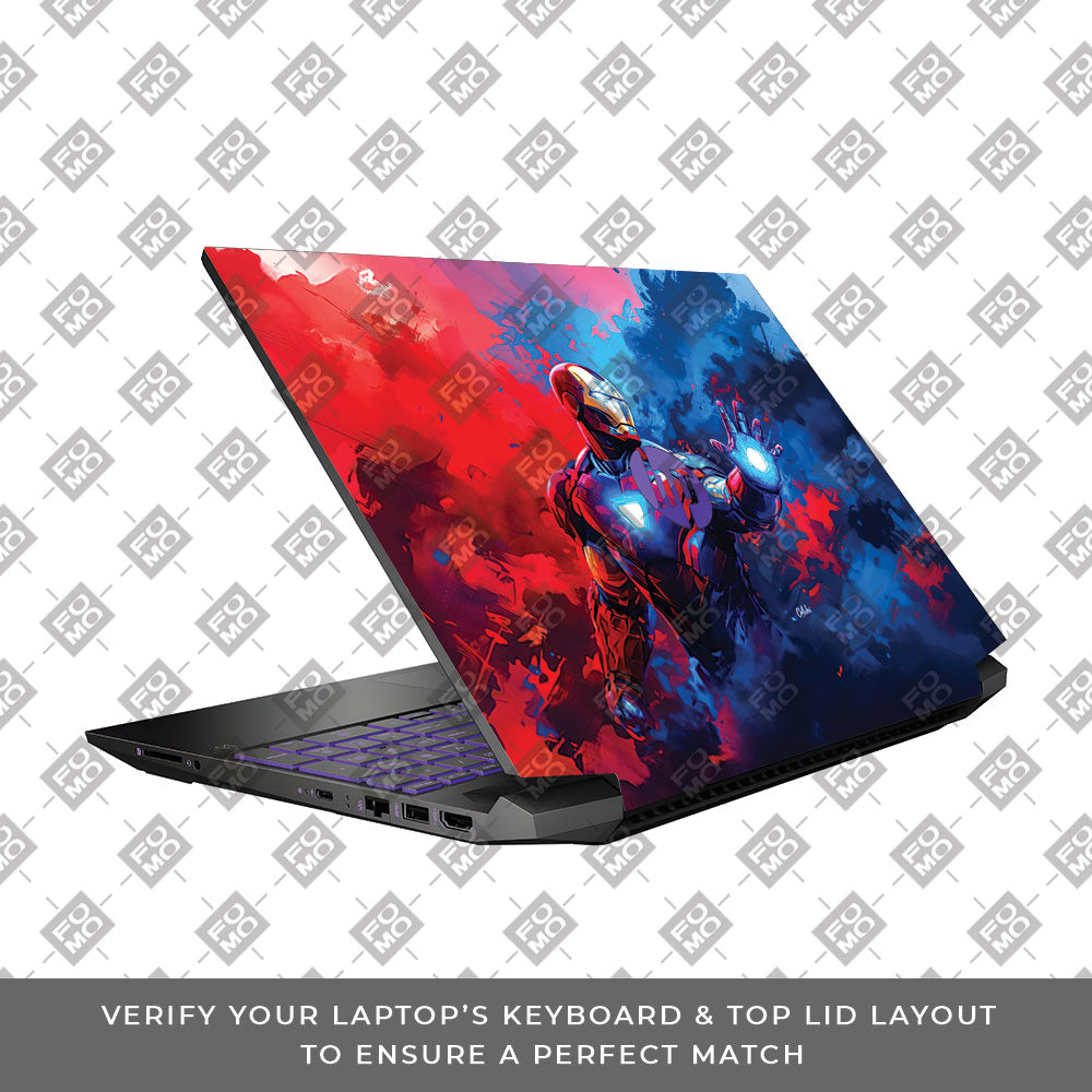 Iron Man Arc Reactor Power HP Pavilion Gaming 15 EC Series Laptop Skin