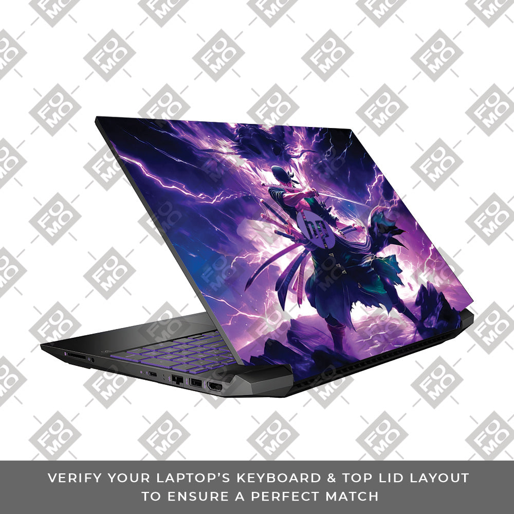 Roronoa Zoro Hell Mode HP Pavilion Gaming 15 EC Series Laptop Skin