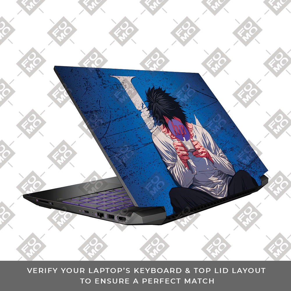 Death Note L Lawliet HP Pavilion Gaming 15 EC Series Laptop Skin