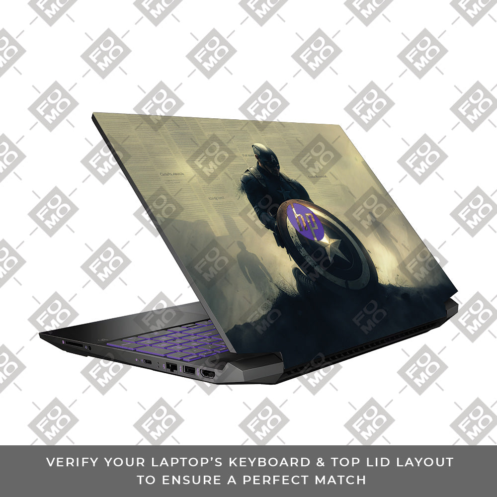 Captain's Valor HP Pavilion Gaming 15 EC Series Laptop Skin