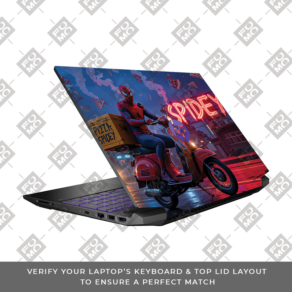 Pizza Spidey HP Pavilion Gaming 15 EC Series Laptop Skin