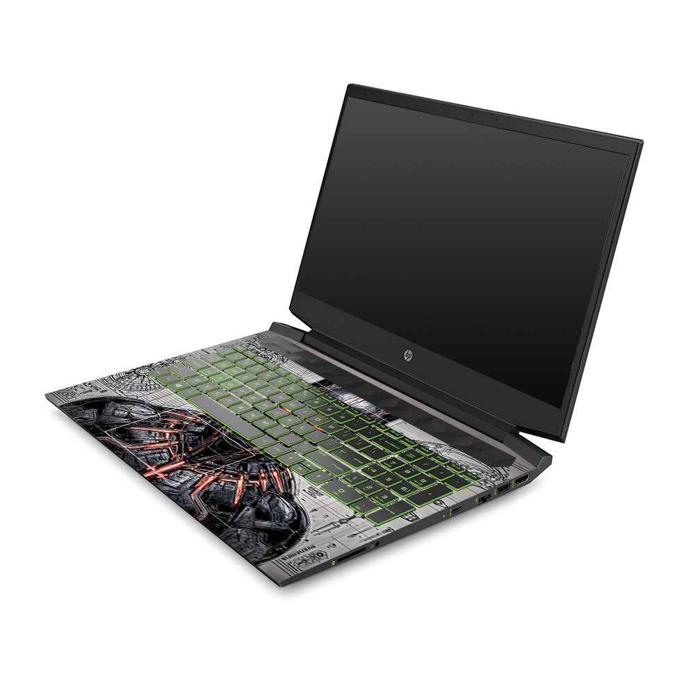 Black Panther Vibranium Tech HP Pavilion Gaming 15 EC Series 3D Laptop Skin