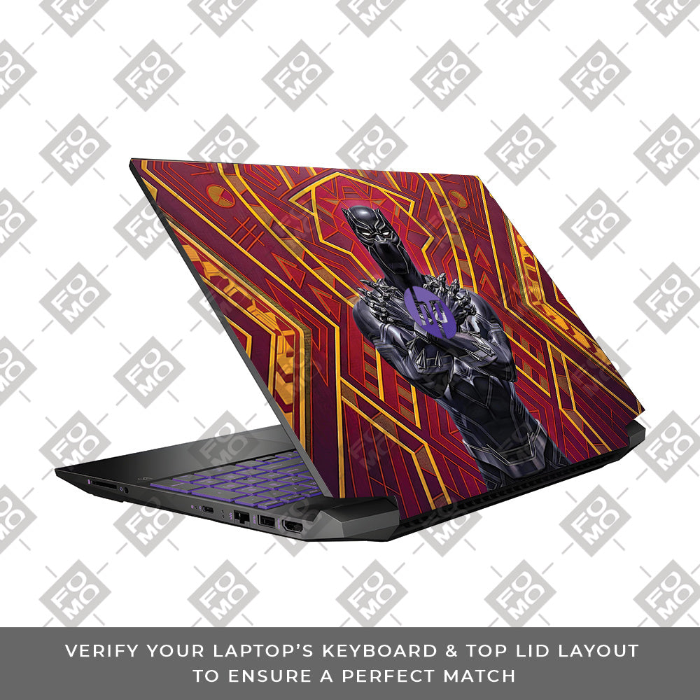 Wakanda Royal Power HP Pavilion Gaming 15 EC Series 3D Laptop Skin