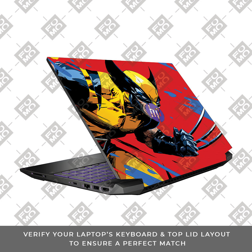 Adamantium Rage HP Pavilion Gaming 15 EC Series Laptop Skin