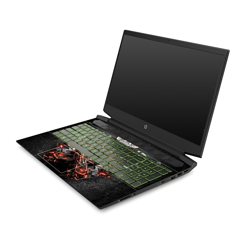 Black Panther Glowing Fury HP Pavilion Gaming 15 EC Series Laptop Skin