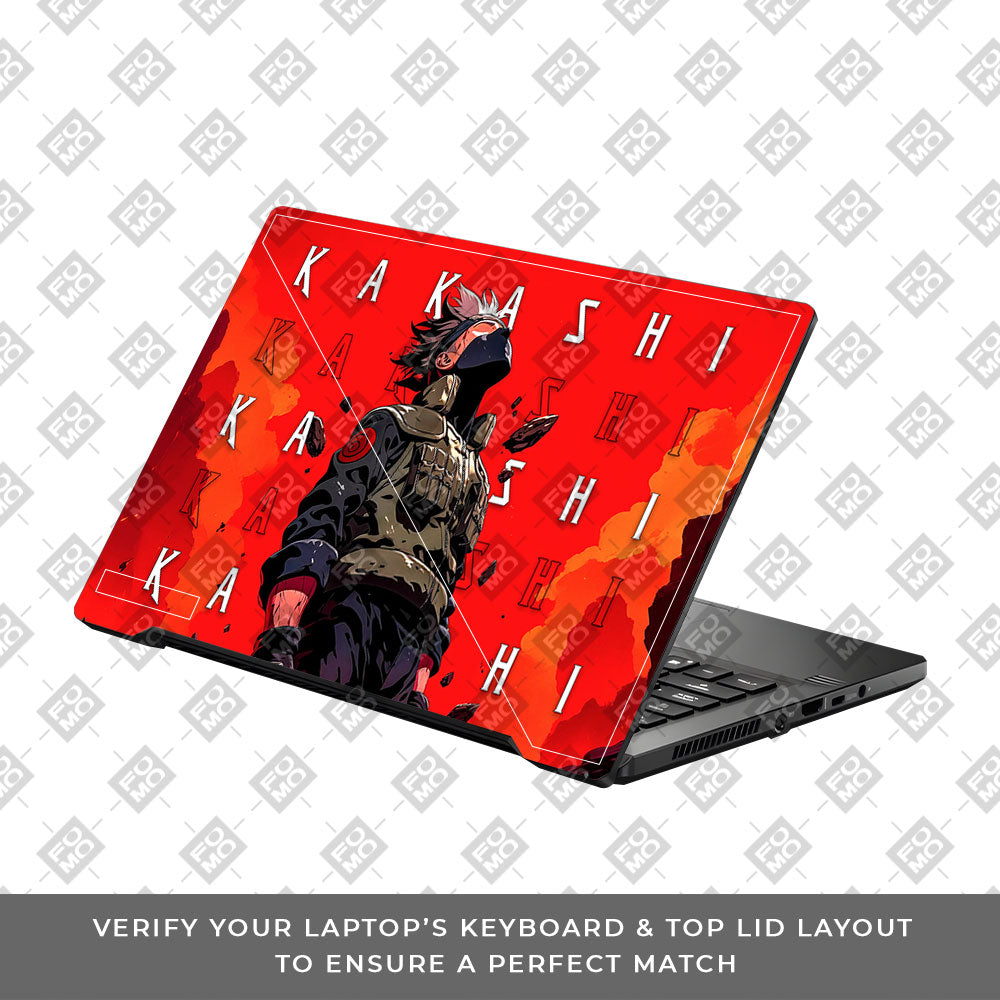 Kakashi Hatake Inferno Asus ROG Zephyrus G14 GA401 Laptop Skin