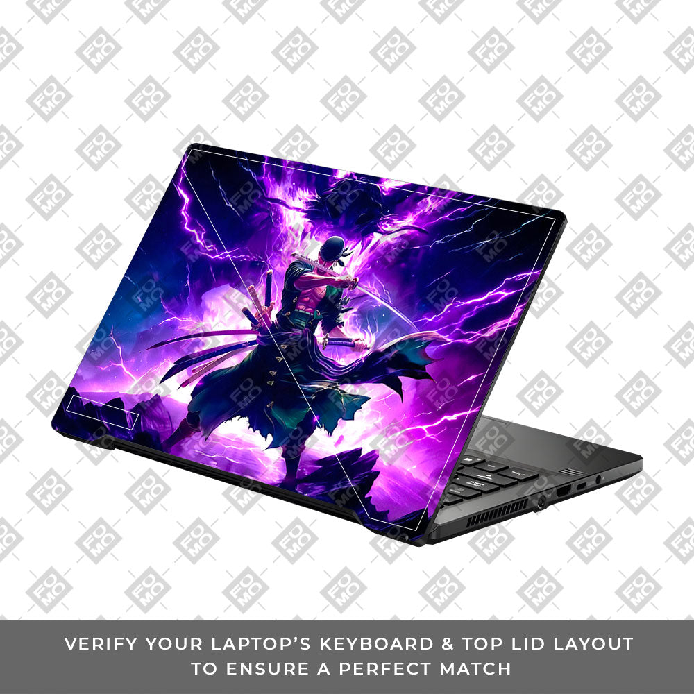 Roronoa Zoro Hell Mode Asus ROG Zephyrus G14 GA401 Laptop Skin