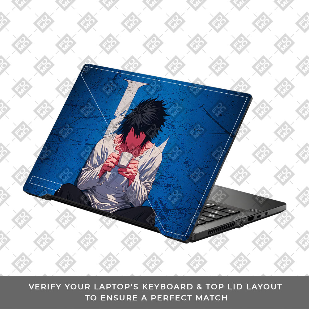 Death Note L Lawliet Asus ROG Zephyrus G14 GA401 Laptop Skin