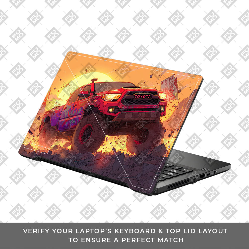 Toyota Off Road Beast Asus ROG Zephyrus G14 GA401 Laptop Skin