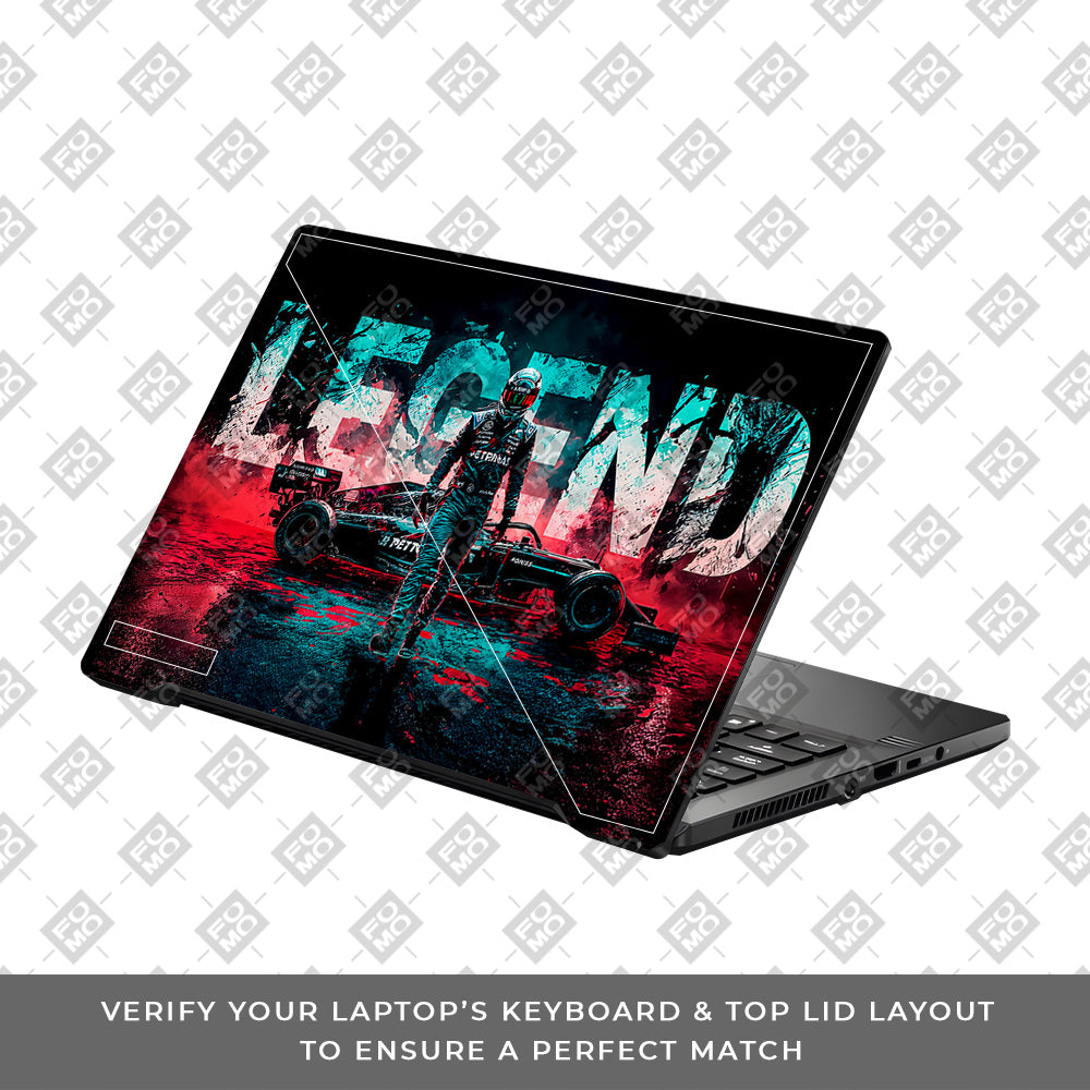 F1 Legend Racer Asus ROG Zephyrus G14 GA401 Laptop Skin