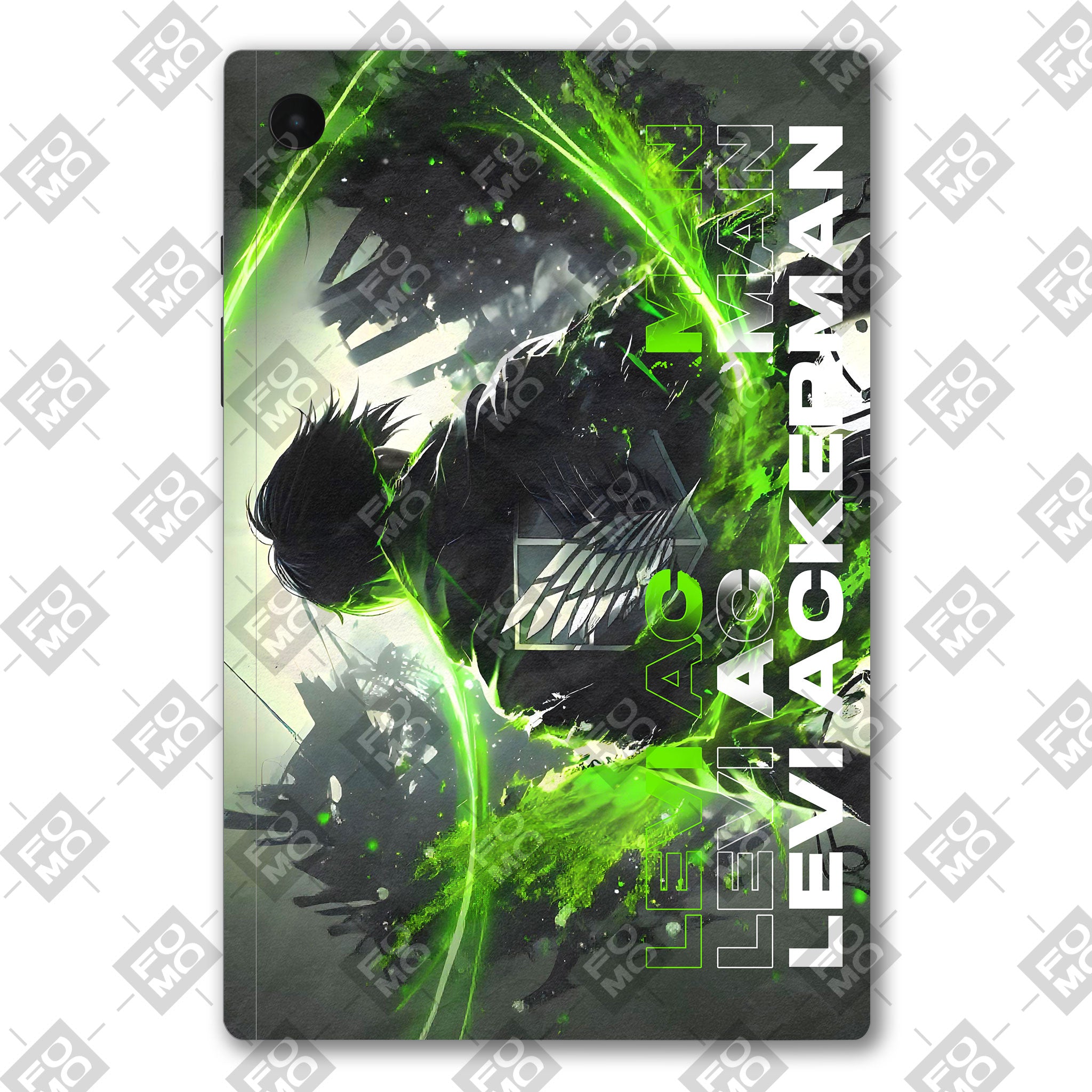 Samsung Galaxy Tab A8 Levi Battle Fury Anime Tablet Skins
