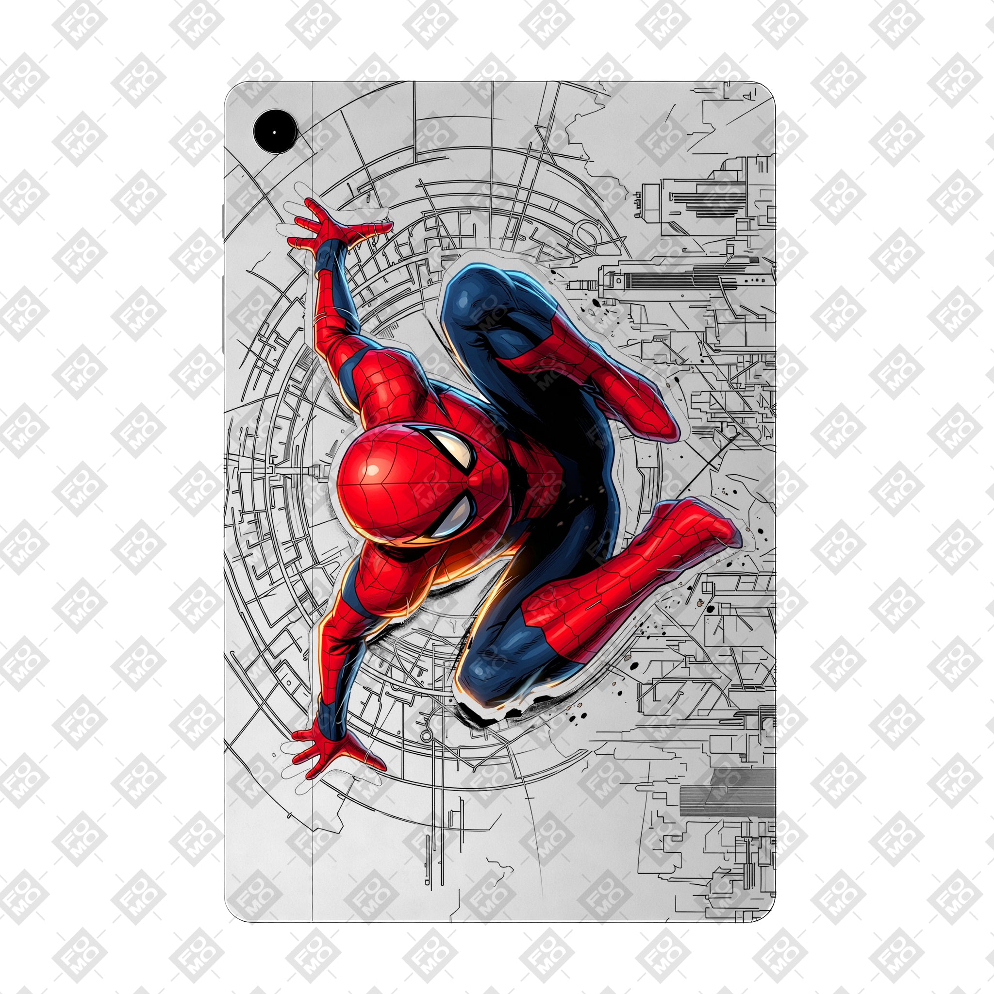 Samsung Galaxy Tab A8 Transparent Web of Destiny Tablet Skin