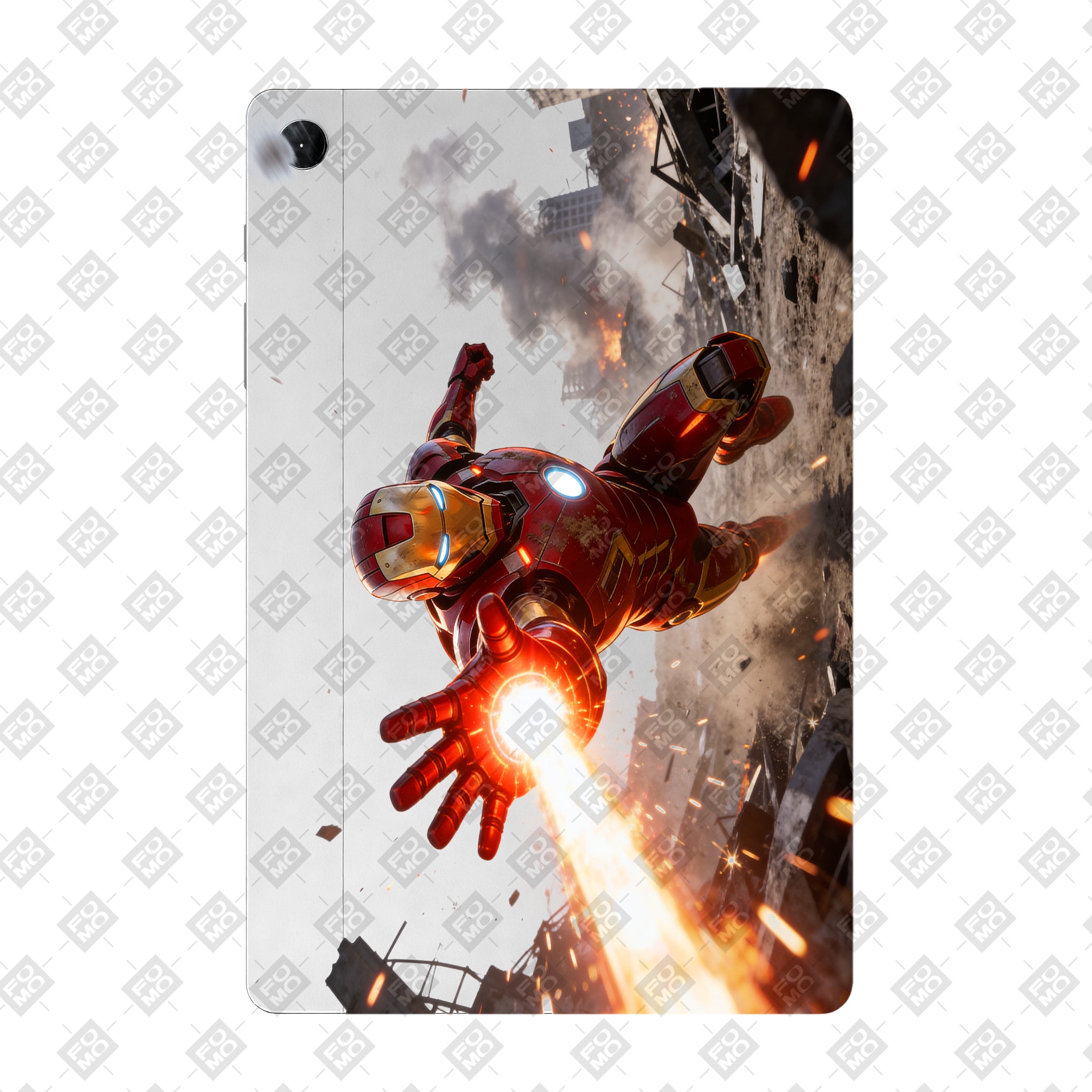 Samsung Galaxy Tab A8 Transparent Iron Fist Tablet Skin