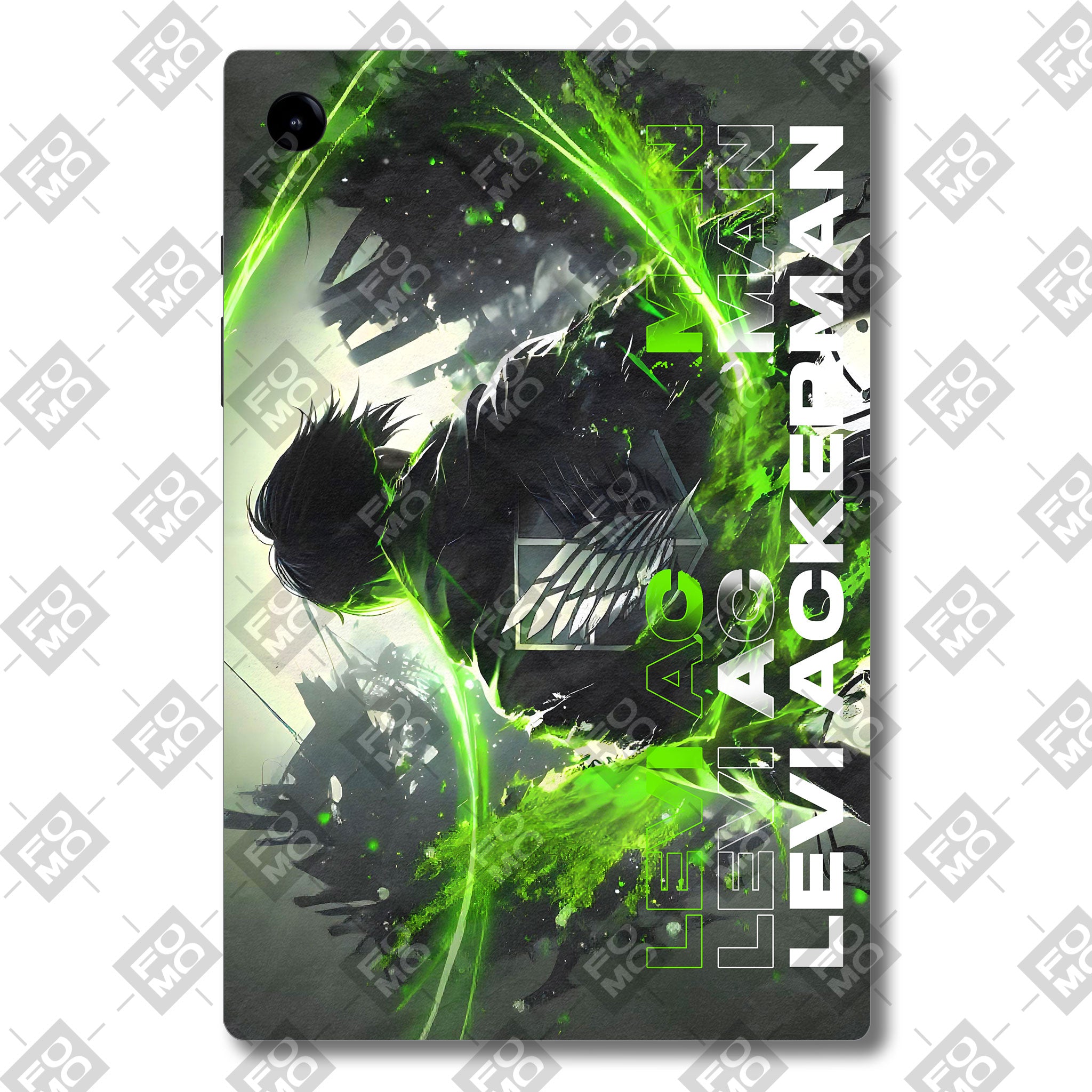 Samsung Galaxy Tab A9 Levi Battle Fury Anime Tablet Skins