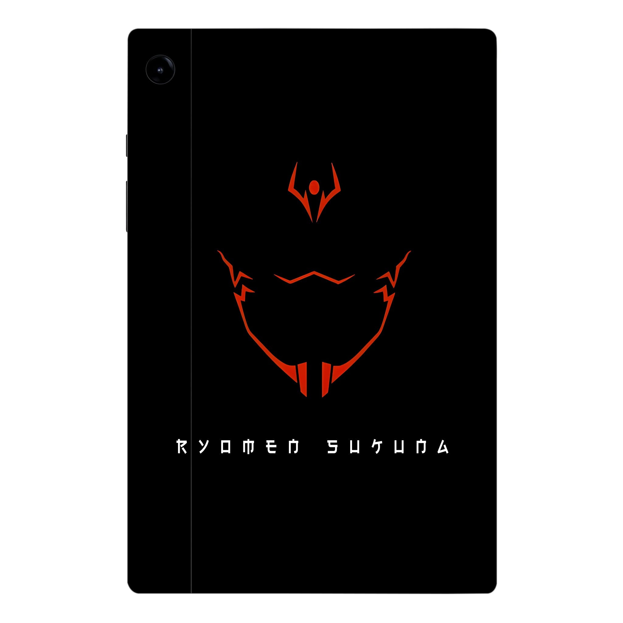 Samsung Galaxy Tab A9 Plus Sukuna's Curse Mark in Red Anime Tablet Skins