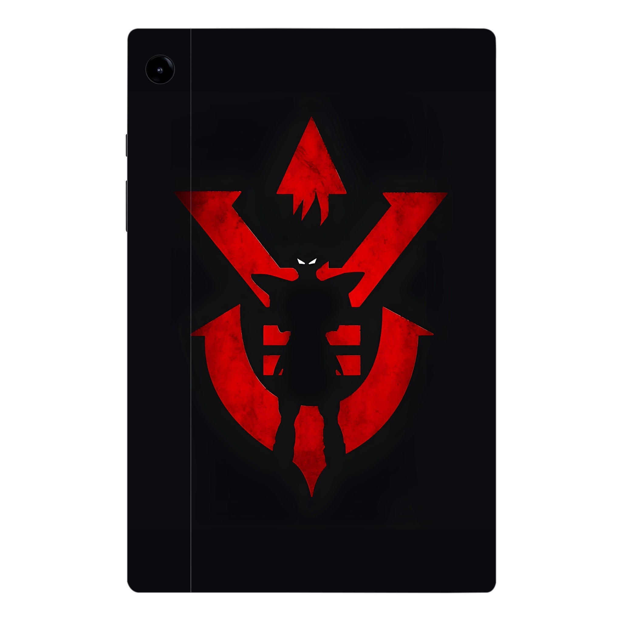 Samsung Galaxy Tab A9 Plus Vegeta Silhouette in Red Anime Tablet Skins