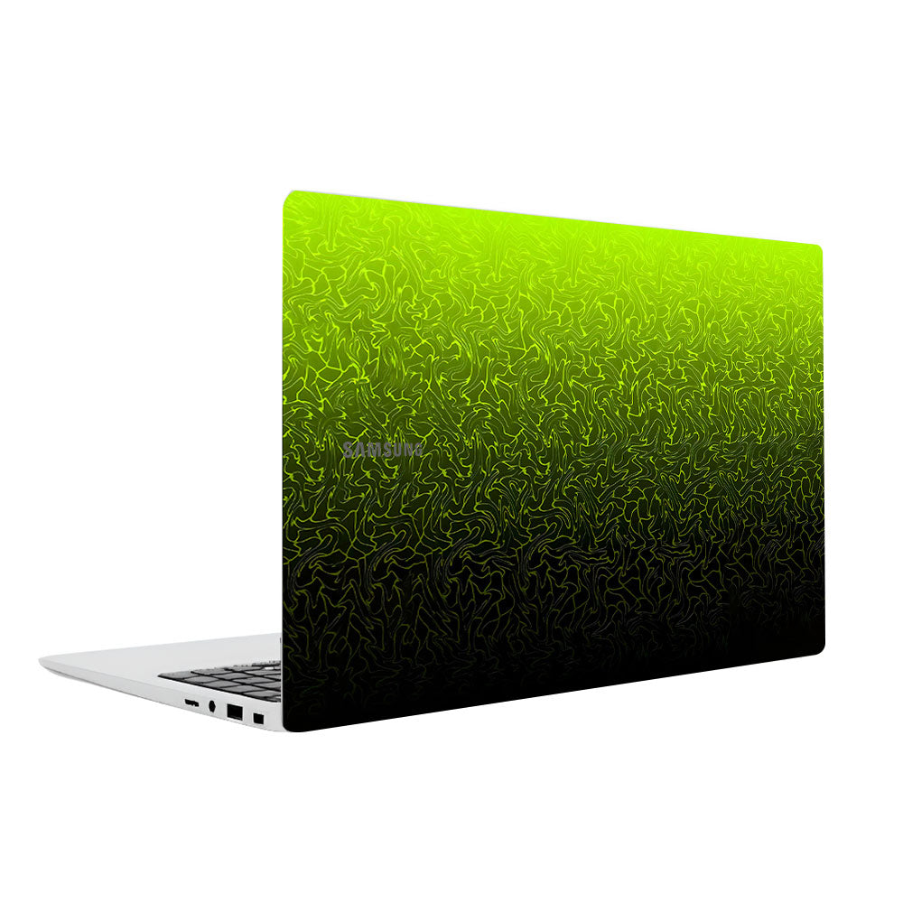 Lime Yellow to Black Gradient Samsung Galaxy Book 4 15.6 Laptop Skin