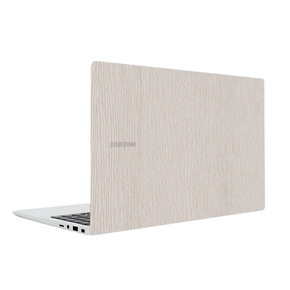 Textured White Wood Samsung Galaxy Book 4 15.6 Laptop Skin