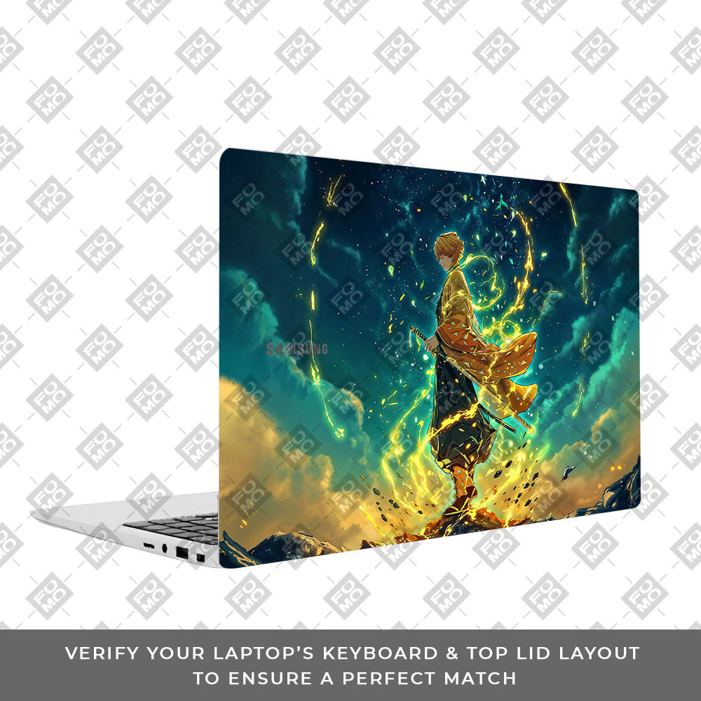 Zenitsu Thunder God Samsung Galaxy Book 4 15.6 Laptop Skin