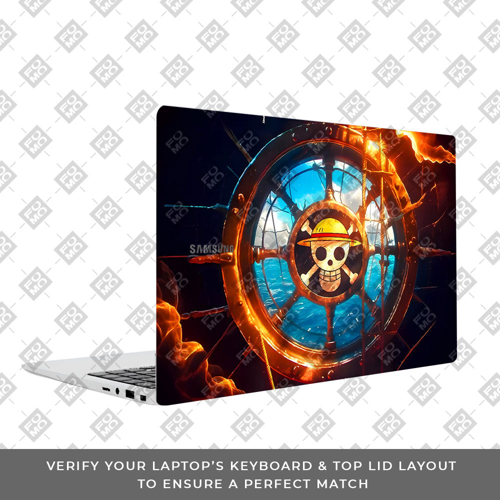 Straw Hat Pirates Emblem Samsung Galaxy Book 4 15.6 Laptop Skin