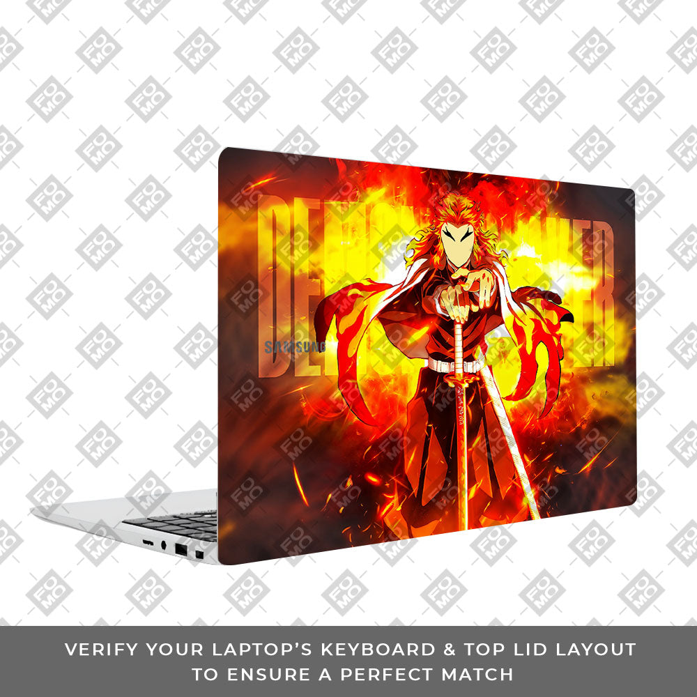 Flame Hashira Rengoku Samsung Galaxy Book 4 15.6 Laptop Skin