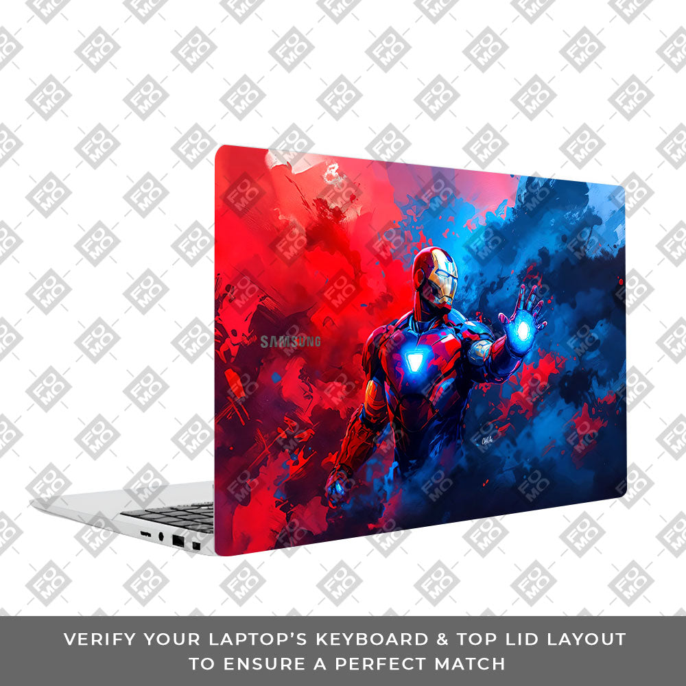 Iron Man Arc Reactor Power Samsung Galaxy Book 4 15.6 Laptop Skin
