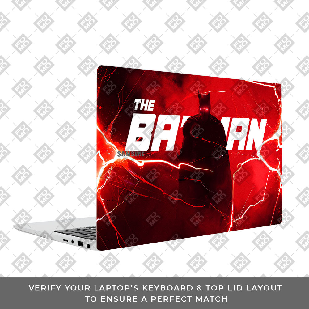 Red Rage Batman Samsung Galaxy Book 4 15.6 Laptop Skin