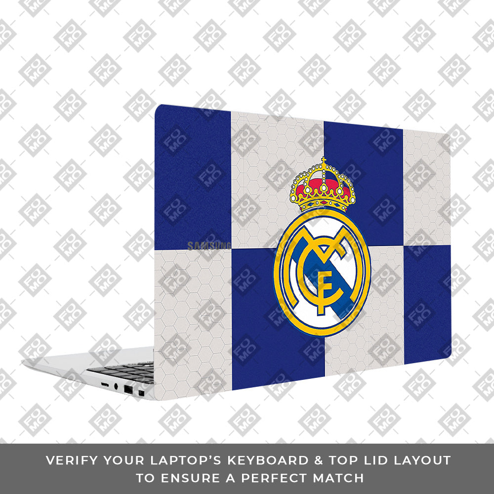 Royal Reign Real Madrid Glory Samsung Galaxy Book 4 15.6 Laptop Skin