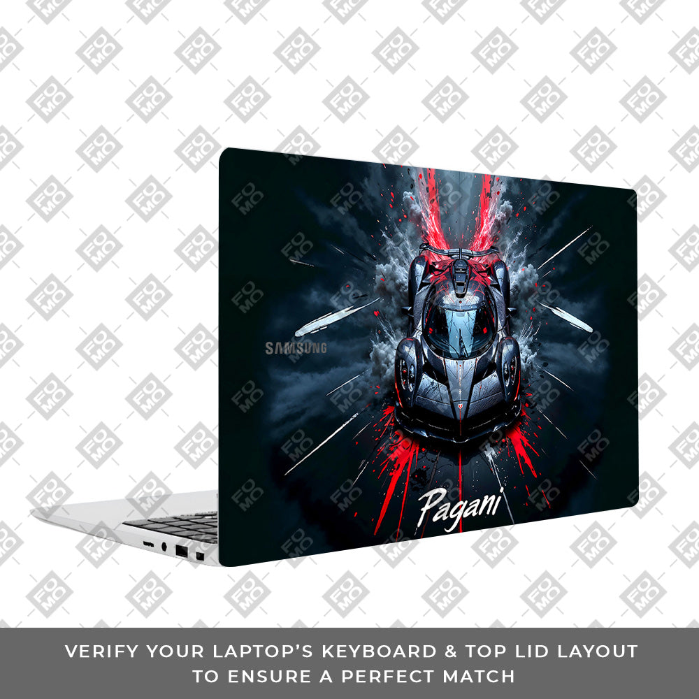 Pagani Midnight Impact Samsung Galaxy Book 4 15.6 Laptop Skin