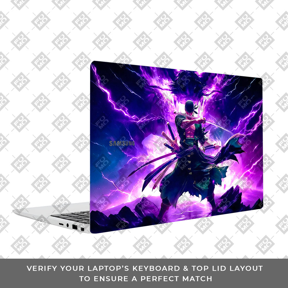 Roronoa Zoro Hell Mode Samsung Galaxy Book 4 15.6 Laptop Skin