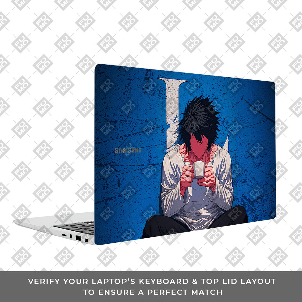 Death Note L Lawliet Samsung Galaxy Book 4 15.6 Laptop Skin