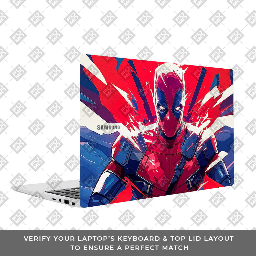 Deadpool Power Burst Samsung Galaxy Book 4 15.6 3D Laptop Skin