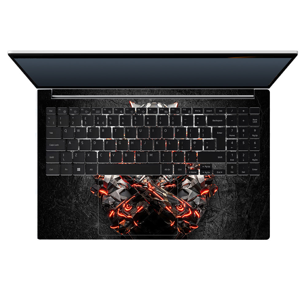 Black Panther Glowing Fury Samsung Galaxy Book 4 15.6 Laptop Skin