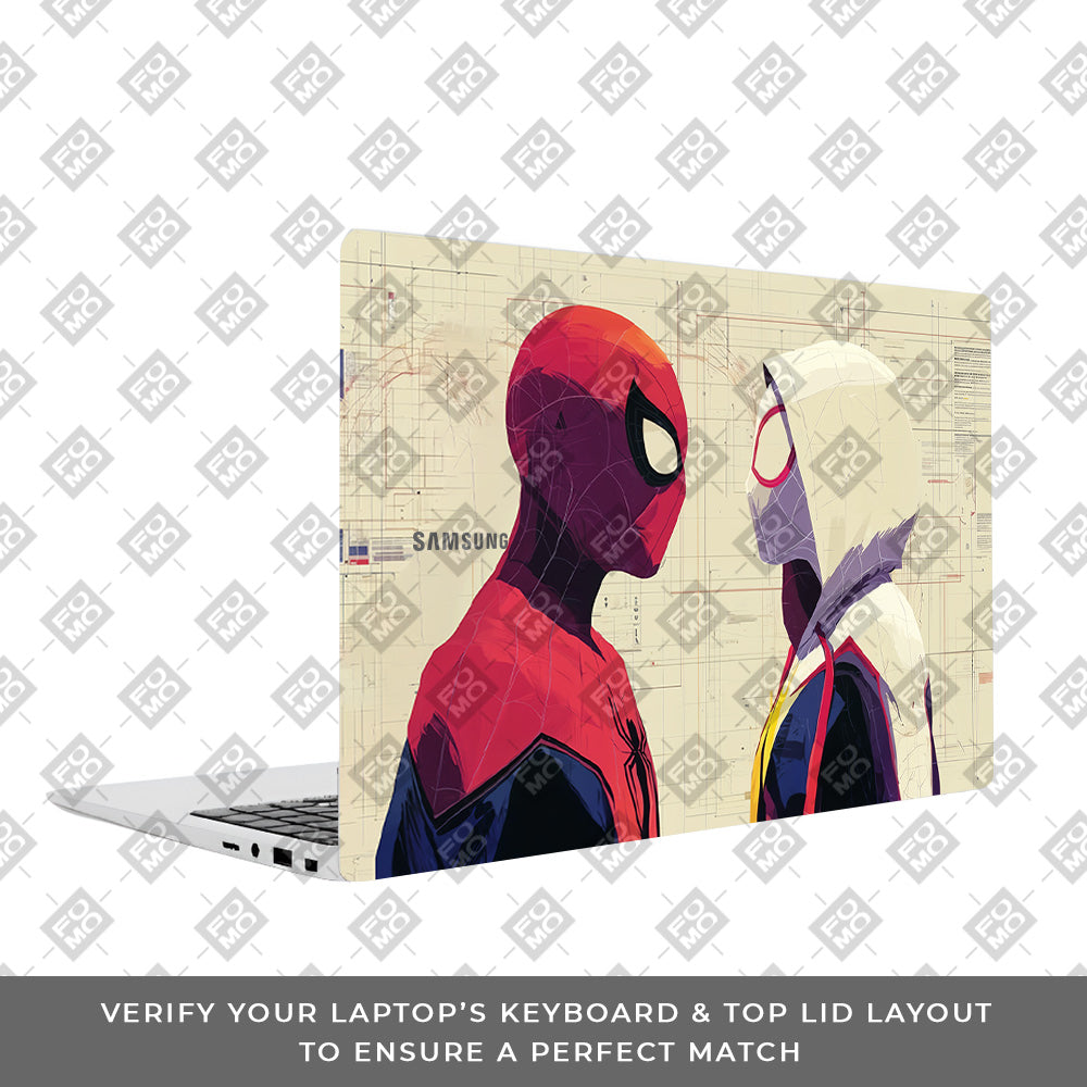 Spider Man X Spider Gwen Samsung Galaxy Book 4 15.6 Laptop Skin