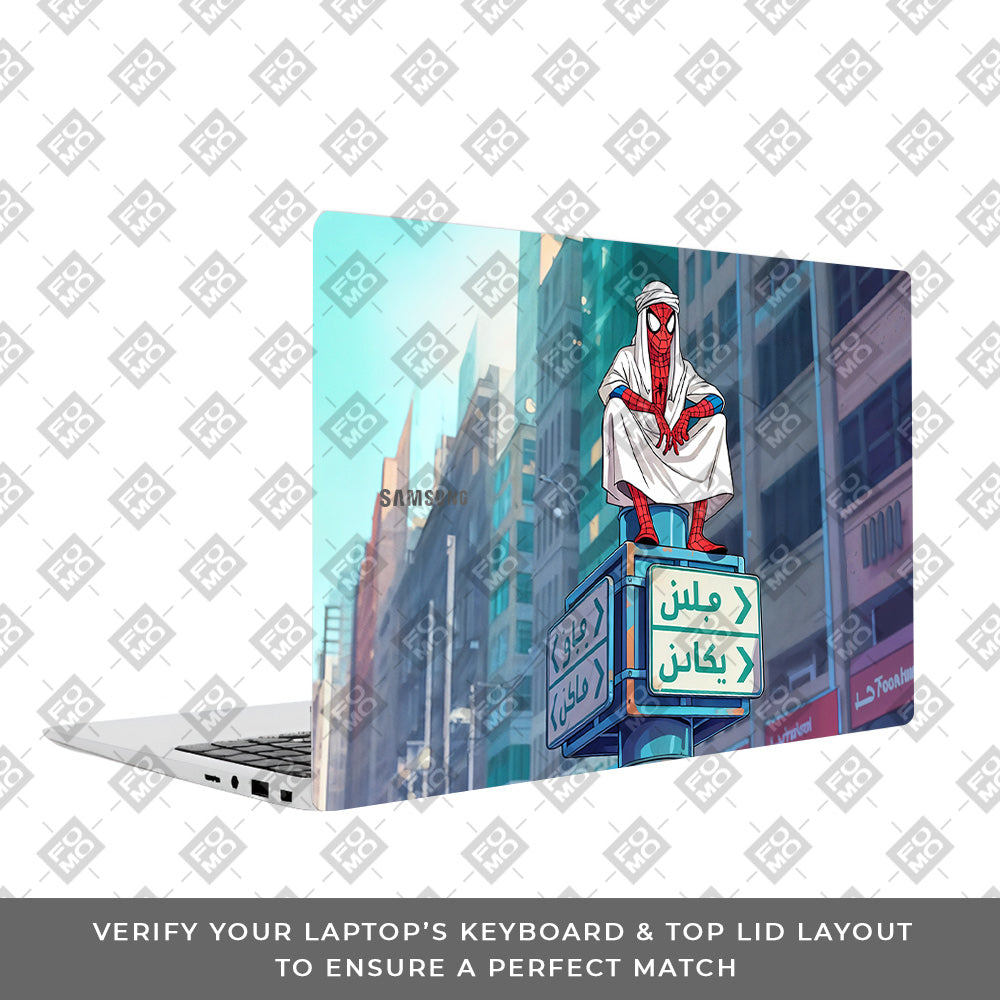 Arabian Spider Man Samsung Galaxy Book 4 15.6 Laptop Skin
