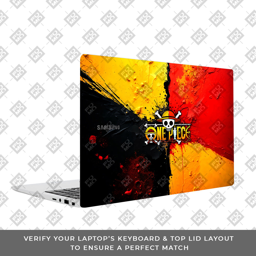 One Piece Paint Splash Samsung Galaxy Book 4 15.6 Laptop Skin
