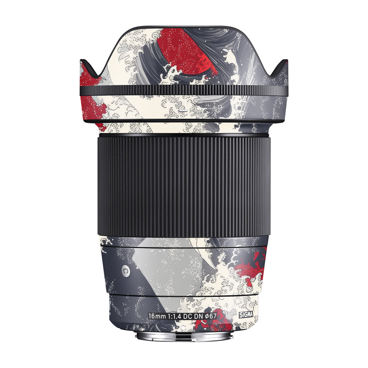 Abstract Waves Sigma 16mm F/1.4 DC DN Camera Lens Skin