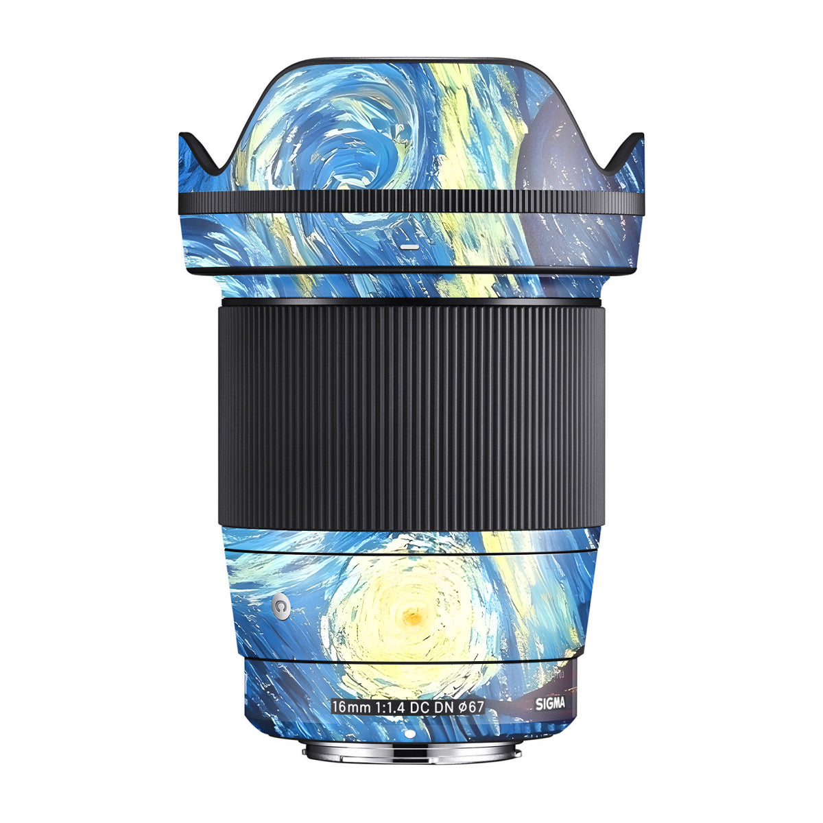 Starry Night Art Sigma 16mm F/1.4 DC DN Camera Lens Skin