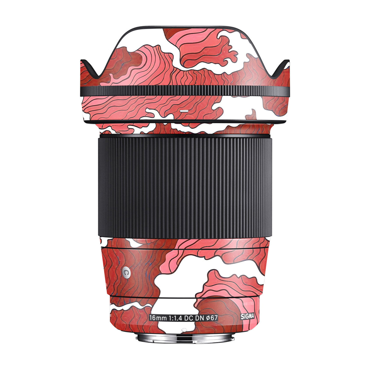 Cherry Waves Sigma 16mm F/1.4 DC DN Camera Lens Skin