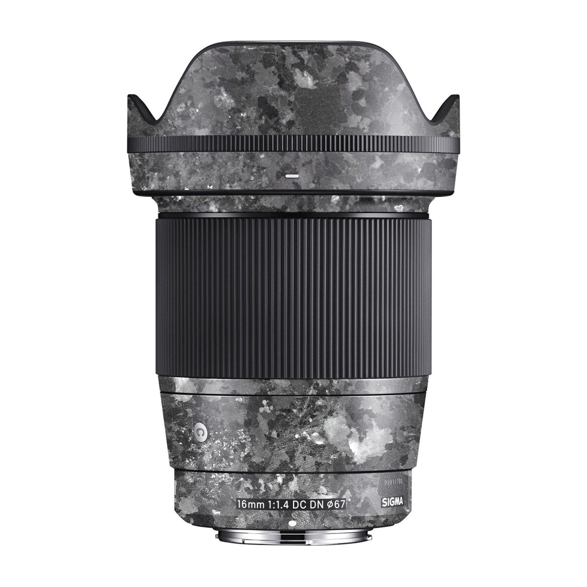 Black Granite Sigma 16mm F/1.4 DC DN Camera Lens Skin